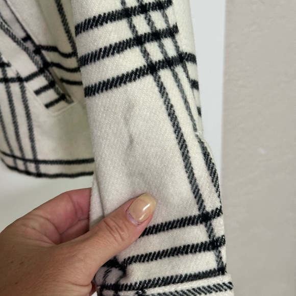 ZARA Women’s Plaid Zip-Up Jacket Shacket – Size Small - Picture 7 of 9